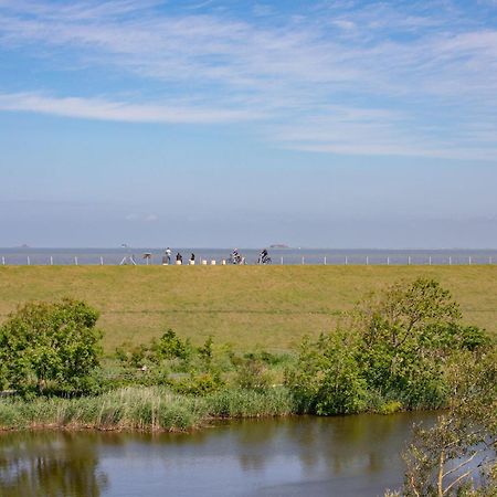 Apartment N14 Direkt Am Nordseedeich Mit Blick Auf Den See Nordstrand Kültér fotó