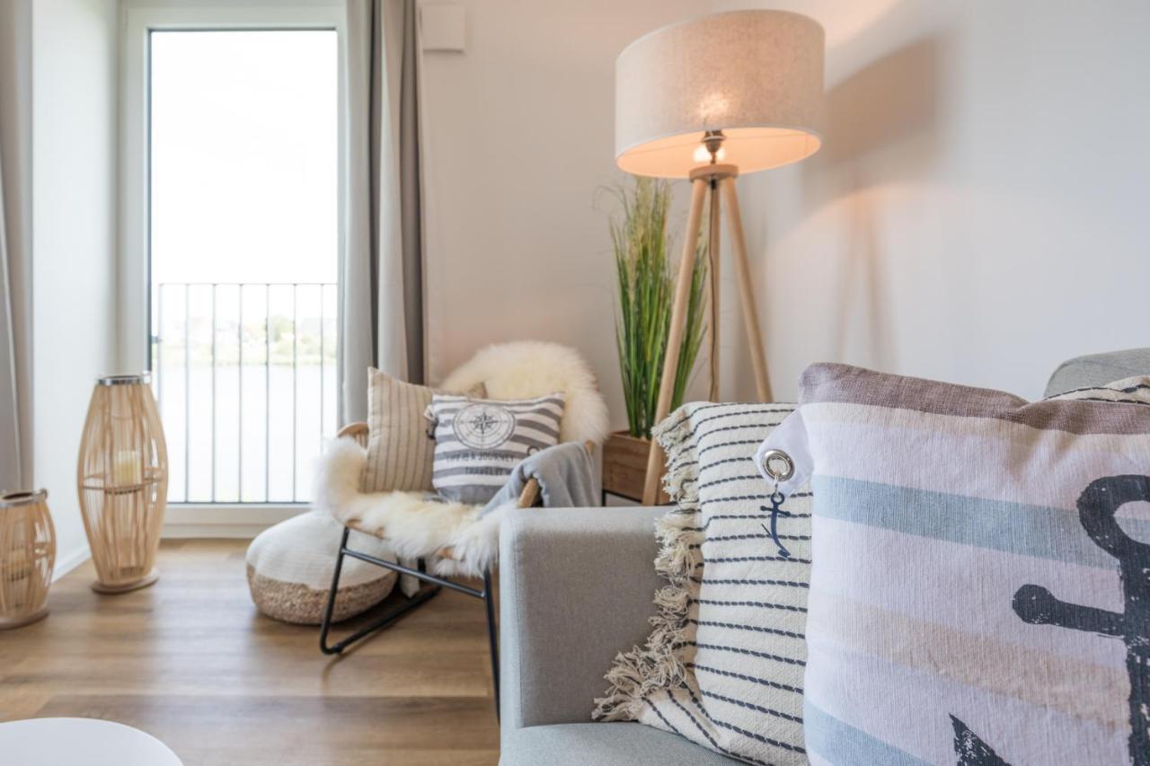 Apartment N14 Direkt Am Nordseedeich Mit Blick Auf Den See Nordstrand Kültér fotó